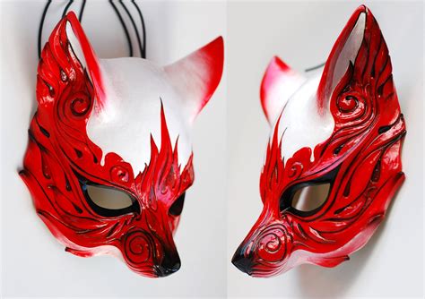 Kitsune Mask - Etsy