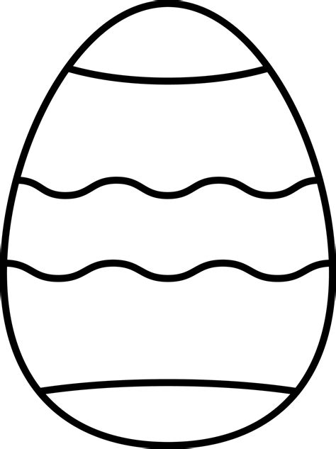 Easter Egg Outline Icon Vector 5163097 Vector Art at Vecteezy