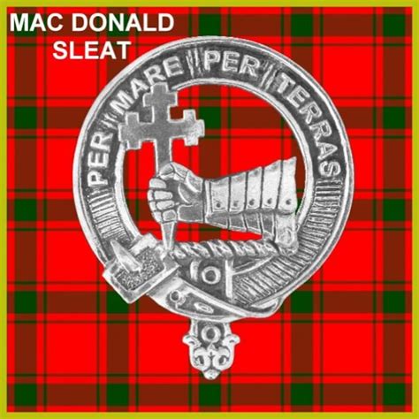 Macdonald Sleat Clan Crest Scottish Cap Badge CB02 - Etsy UK