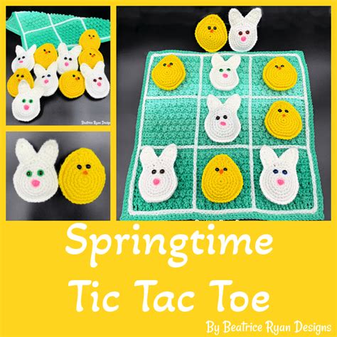 Springtime Tic Tac Toe... Free Crochet Pattern! - ............Beatrice ...