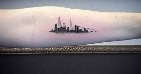 new york skyline tattoo sleeve - Maxima Cohn