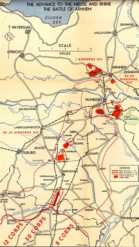 Maps of the Arnhem area | Hill 107