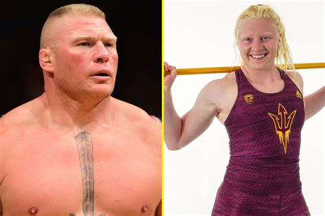 Brock Lesnar's look-a-like daughter, Mya, is an athletic beast just ...