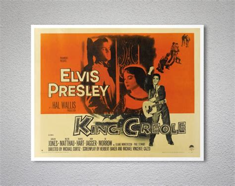 King Creole, Elvis Presley Vintage Movie Poster - Arty Posters