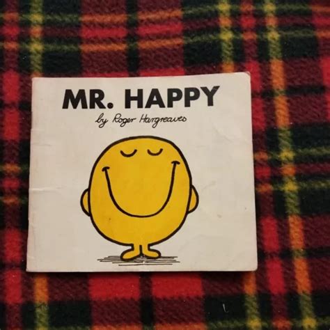 VINTAGE MR MEN Paperback Book - MR HAPPY - by Roger Hargreaves 1971📘 £2.99 - PicClick UK