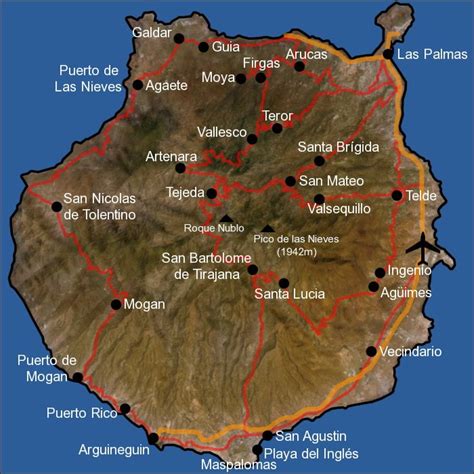 Gran Canaria Map | GranCanariaInfo.co.uk