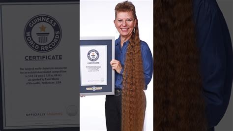 Tennessee woman sets Guinness World Record for longest mullet