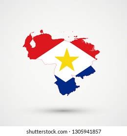 Venezuela Map Saba Island Flag Colors Stock Vector (Royalty Free) 1305941857 | Shutterstock