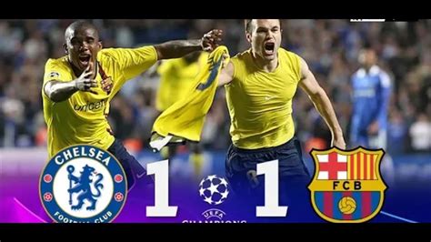 Chelsea vs Barcelona | semi final | 2008 2009 | UCL - YouTube