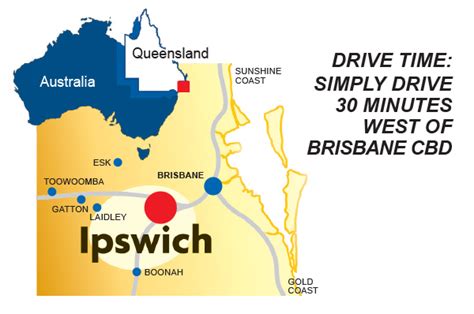 Ipswich Brisbane Map