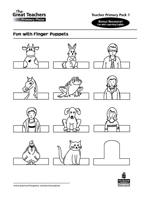 Finger Puppets Printables