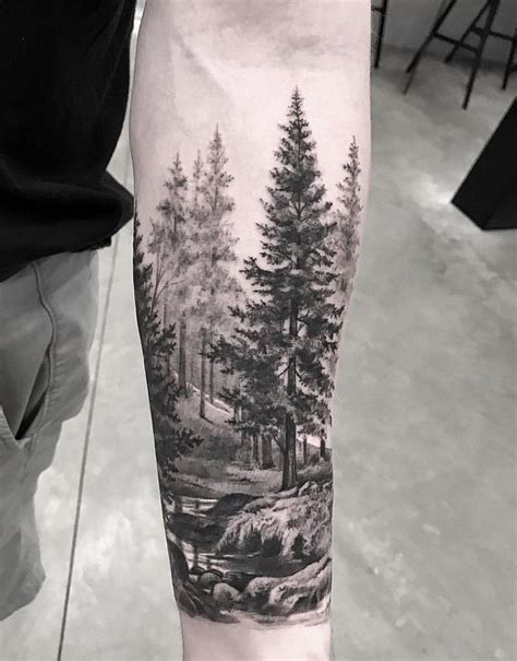 Awesome forest scenery for sleeve tattoo!🏞🌲 #sleevetattoos | Nature tattoo sleeve, Forest tattoo ...