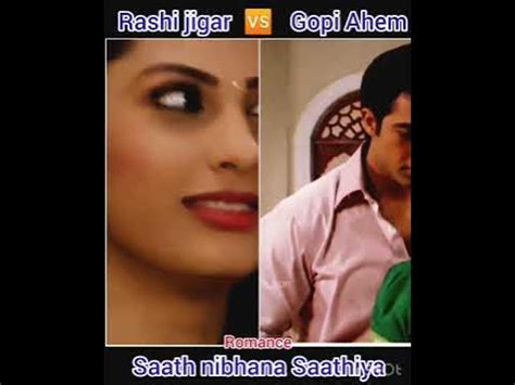 Rashi Jigar🆚Gopi ahem romance couples ️ All characters Saath Nibhana ...