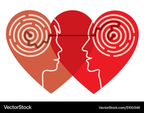 Psychology love Royalty Free Vector Image - VectorStock