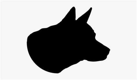 Dog Head Silhouette