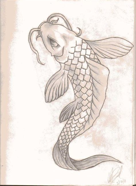 Koi Fish by OMGZombieUnicorns | Fish drawings, Koi fish drawing, Koy fish drawing