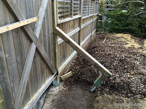 Fence Post Bracing - How to Strengthen Wood Fence Posts