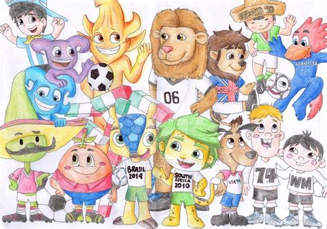 All World Cup Mascots by diegio1996 on DeviantArt | World cup, Mascot, School house rock