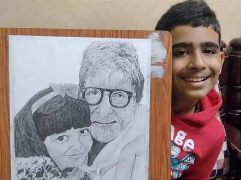 Chennai teen gifts Amitabh Bachchan sketches during KBC - Times of India