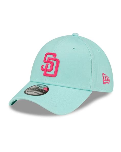 KTZ Synthetic Mint San Diego Padres 2022 City Connect 39thirty Flex Hat ...