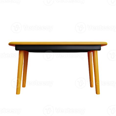 Modern table and chair isolate 26826907 PNG