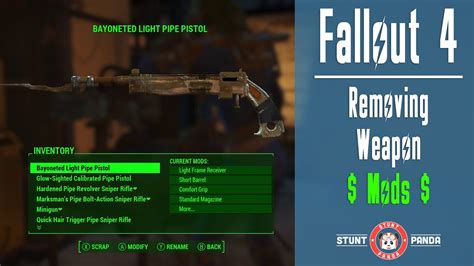 Fallout new vegas removing weapon mods - tenlopa