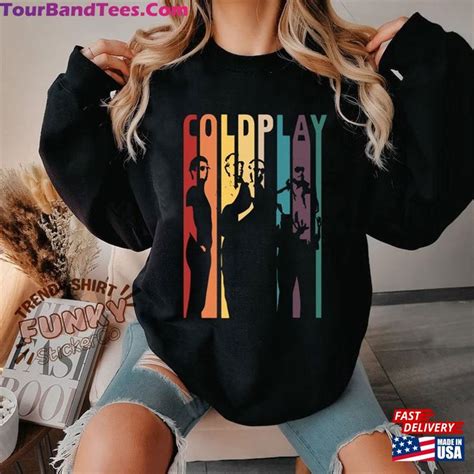 Vintage Coldplay Shirt Music Of The Spheres Tour T-Shirt Merch Sweatshirt Hoodie Classic ...