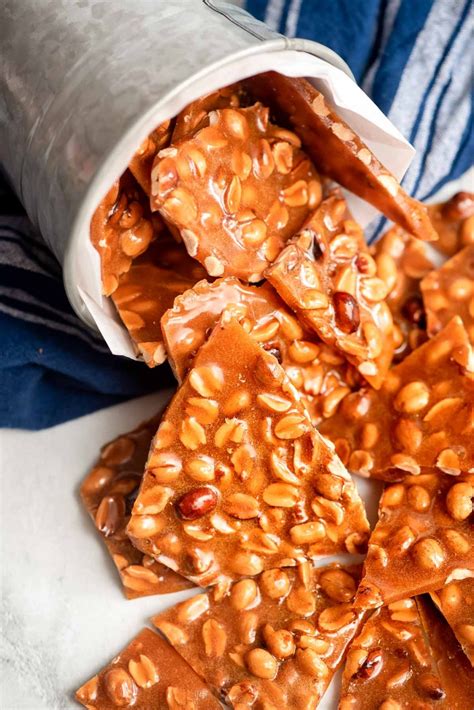 Old Fashioned Peanut Brittle Recipe - Sugar and Soul