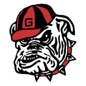 Georgia Bulldogs Logo Black and White – Brands Logos