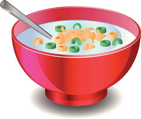 Cereal Bowl Clip Art, Vector Images & Illustrations - iStock