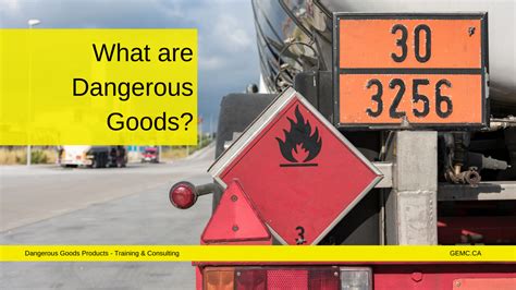 What are Dangerous Goods? - GEMC Inc