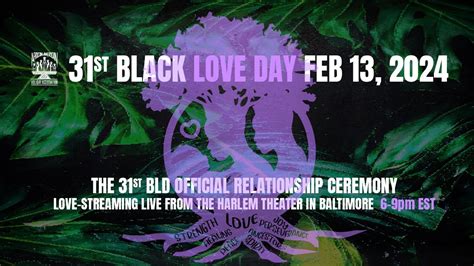 31st Black Love Day Relationship Ceremony LIVE from Harlem Theater in B'More - YouTube