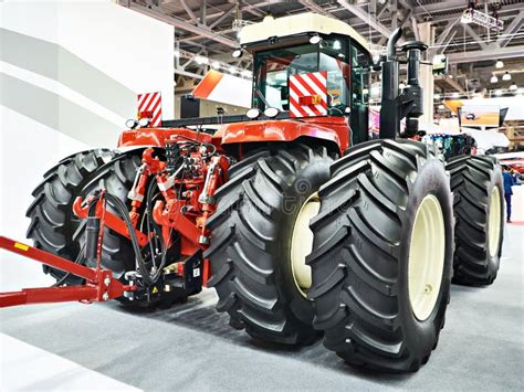 Modern Agricultural Tractor Stock Image - Image of modern, plowing ...