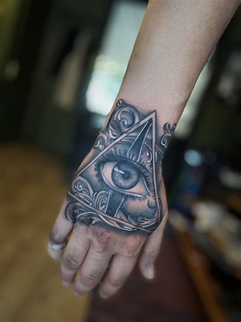 Illuminati Eye Pyramid Tattoo