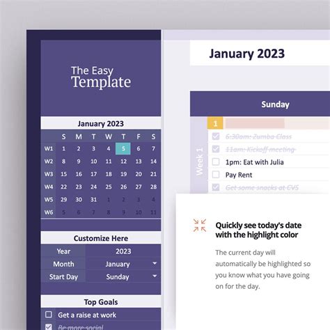 Monthly Calendar Google Sheet to Do List Template Digital Planner ...