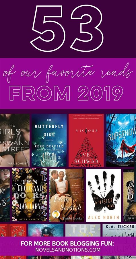 An Epic List of 5-Star Reads From 2019! | Novels and Notions in 2020 ...