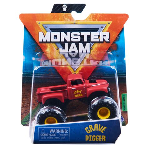 Hot Wheel Monster Truck Green Ghost Grave Digger Red Grave Digger, Collectors ...