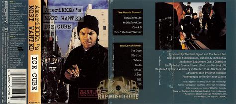 Ice Cube - Amerikkka's Most Wanted: Cassette Tape | Rap Music Guide