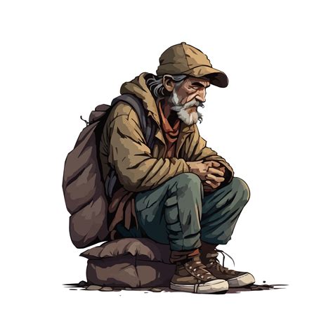 Homeless and poor man 24524020 PNG