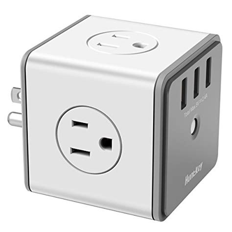 Huntkey Cubic Surge Protector USB Wall Adapter with 4 AC Outlets 3 USB Charging Ports — Deals ...