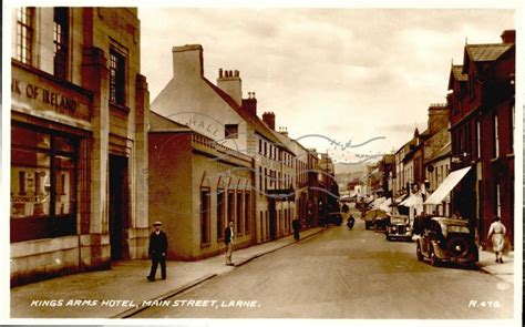 Kings Arms Hotel, Main Street, Larne. | Postcards Ireland