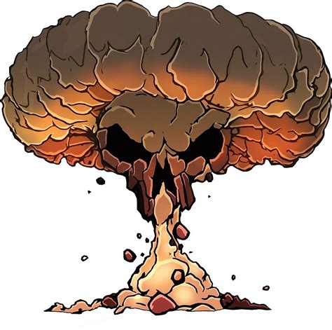 "Skull Mushroom Cloud" Art Prints by apocx | Redbubble