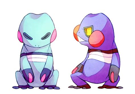 Shiny and Normal Croagunk | Cute Pokemon Wallpaper