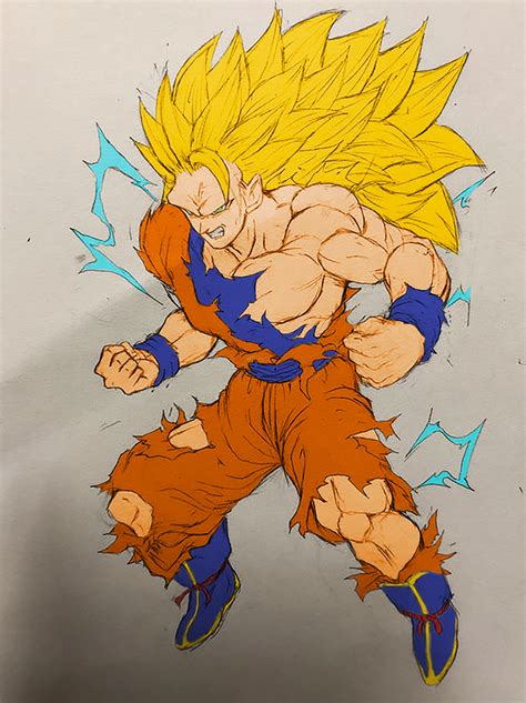 Como Dibujar A Goku Ssj Dragon Ball Z How To Draw Goku