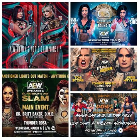 My Top 5 Favorite AEW Women’s Wrestling Matches. What are y’all’s top 5 ...