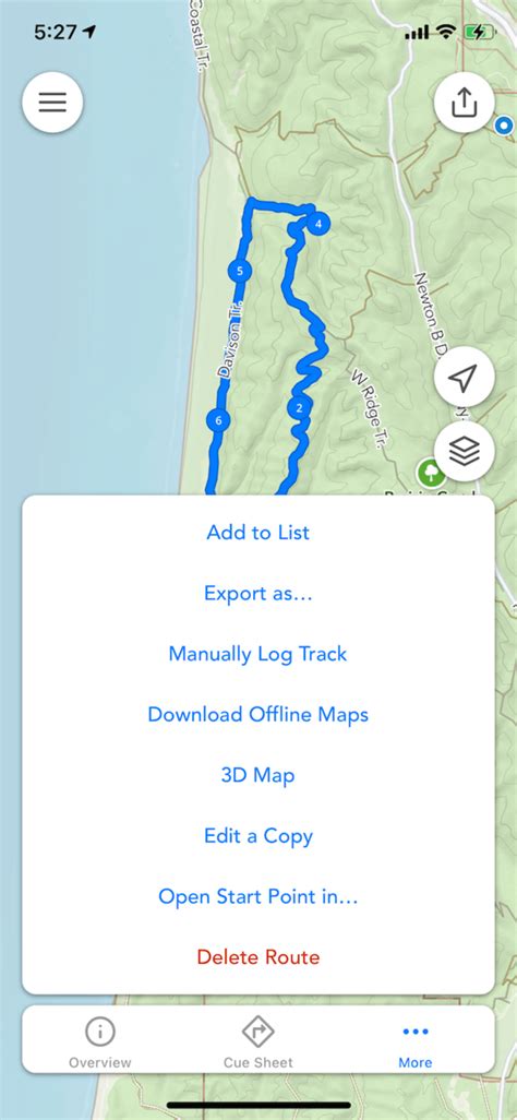 Downloading offline maps | Footpath Route Planner