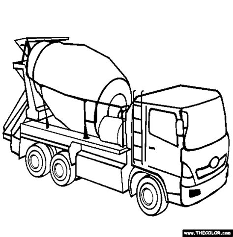 Trucks Online Coloring Pages