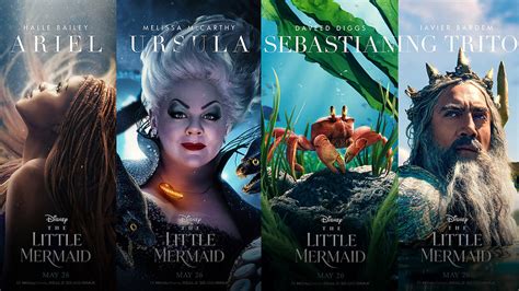 Stunning new characters posters for THE LITTLE MERMAID are out of this ...