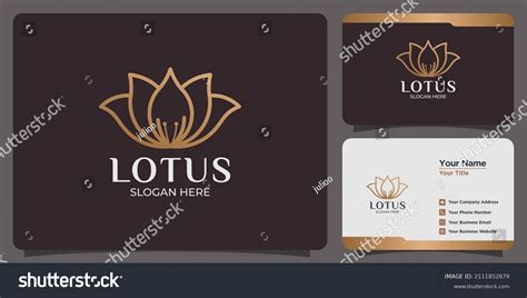 Simple Lotus Flower Logo Set Business Stock Vector (Royalty Free) 2111852879 | Shutterstock