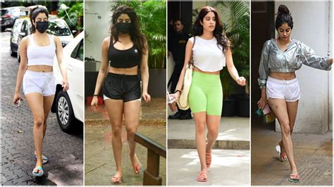 Janhvi Kapoor Spotted In Hottest Gym Wear - K4 Fashion